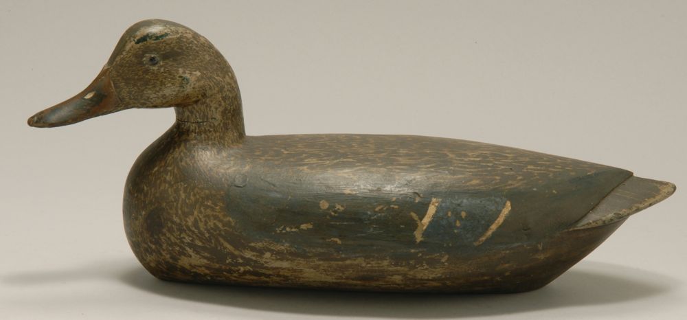 Appraisal: MALLARD HEN DECOY By Julius Busto of Depue Illinois Head