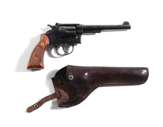 Appraisal: Smith Wesson pre-model caliber revolver SN original walnut grip adjustable