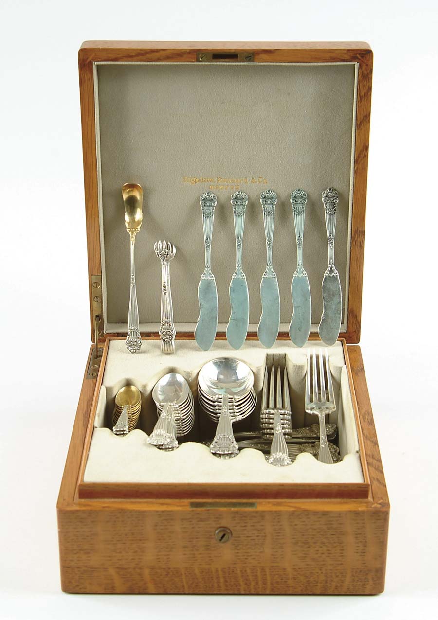 Appraisal: OUTSTANDING CASED -PIECE STERLING FLATWARE SET BY TOWLE IN THE