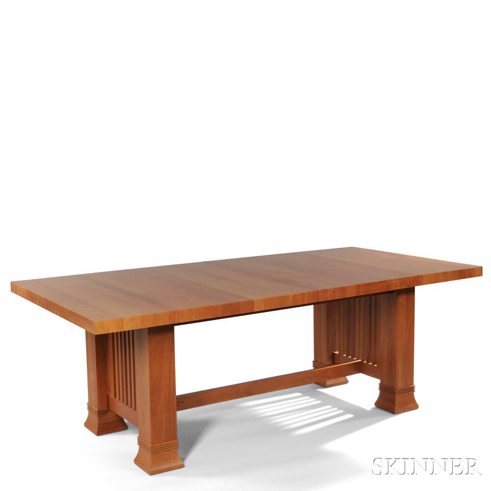 Appraisal: Frank Lloyd Wright Robie House Dining Table by Copeland Cherry