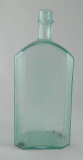 Appraisal: Bitters bottle Bitters- rectangular with wide beveled corners marked 'Clarke's