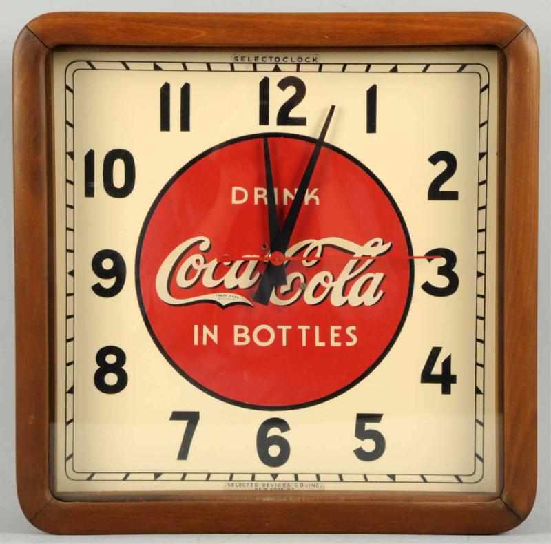 Appraisal: s Coca-Cola Selectoclock in Original Case Beautiful with bright exquisitely