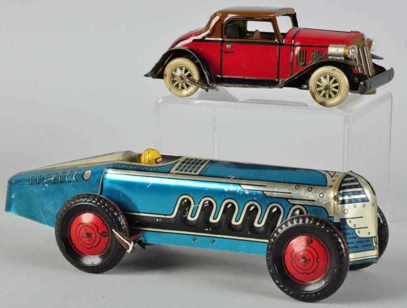 Appraisal: Lot of Tin Litho Marx Automobile Wind-Up Toys American Working