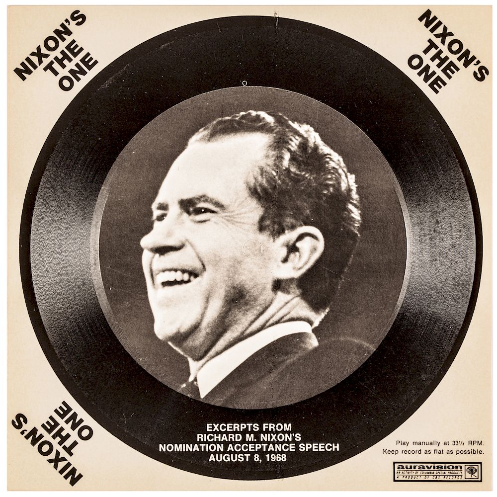 Appraisal: TRICKY DICK Richard M Nixon Nomination Acceptance Speech Record Excerpts