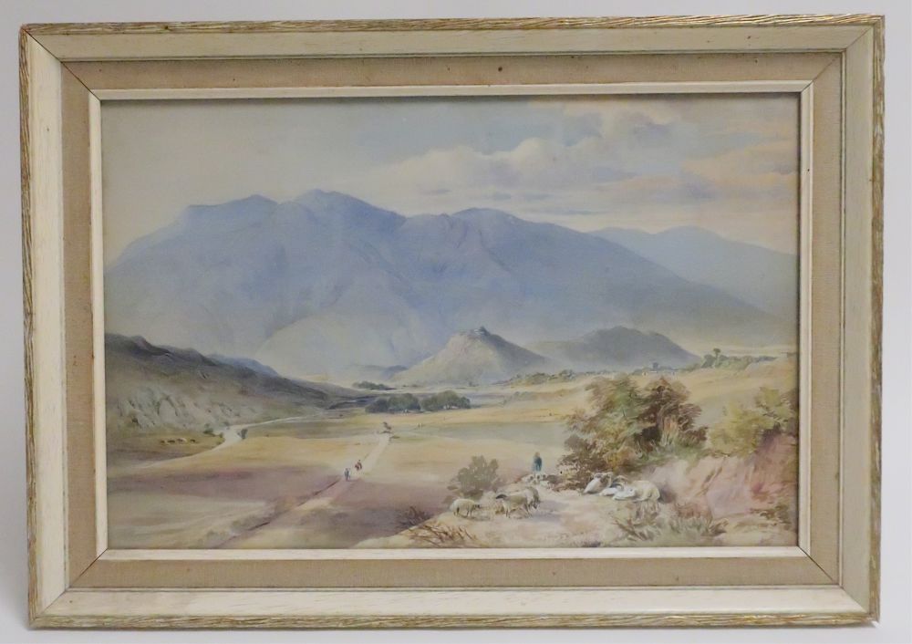 Appraisal: British Sch th c India Hill Country W C unsigned