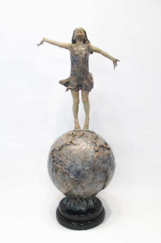 Appraisal: ANGELA MIA DE LA VEGA BRONZE SCULPTURE ACTIVE TEXAS th