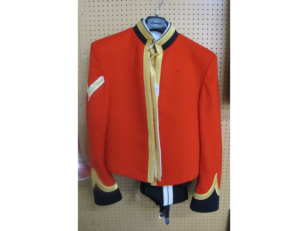 Appraisal: A Lance Corporal's dress uniform - jacket waistcoat and trousers