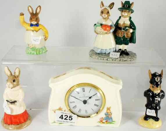 Appraisal: Royal Doulton Bunnykins Figures Pilgrim DB Usa limited Edition Choir