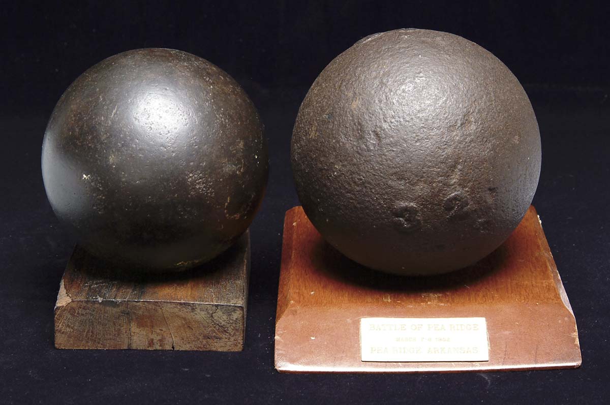 Appraisal: LOT OF CANNON BALLS ETC Including - ball with fuse