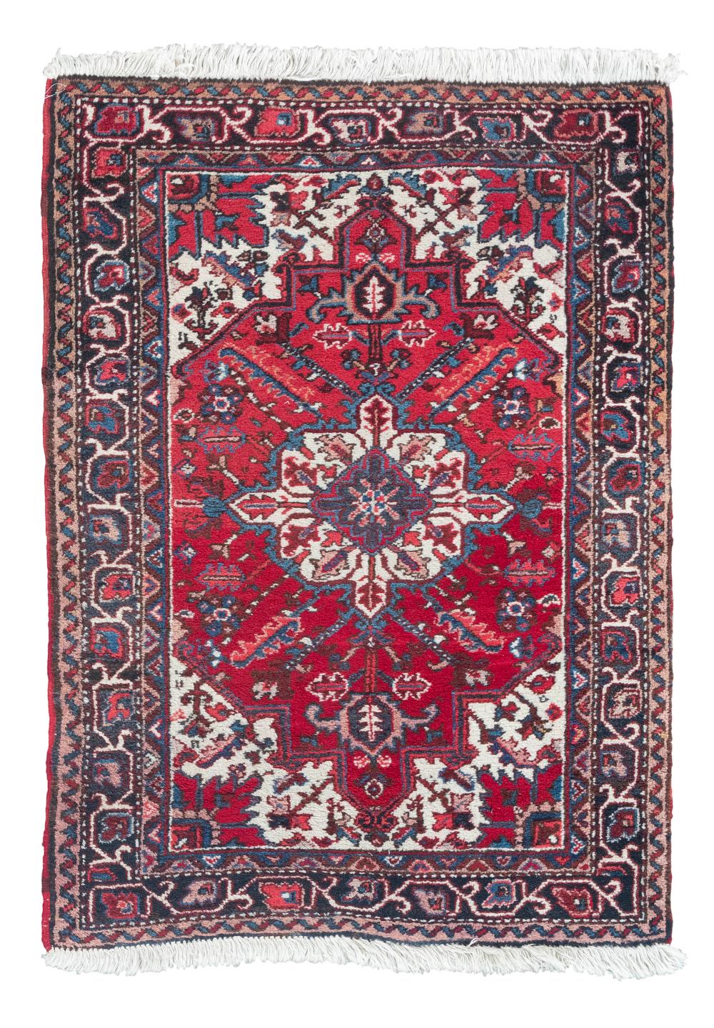 Appraisal: HERIZ RUG X SECOND HALF OF THE TH CENTURYHERIZ RUG