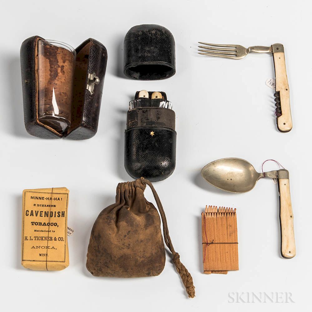 Appraisal: Group of Civil War-era Personal Items Group of Civil War-era