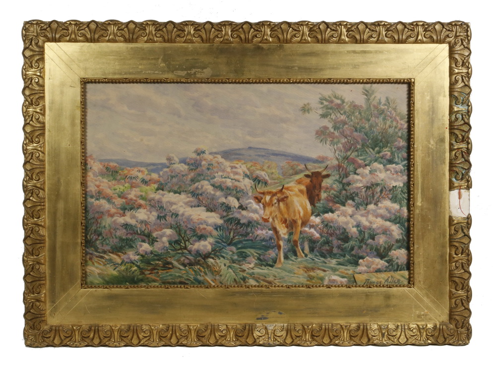 Appraisal: THOMAS ALLEN JR MA MO - Two Steer on a