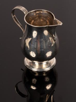 Appraisal: A George II silver jug makers mark only Ralph Maidman