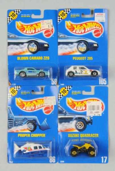 Appraisal: Lot of Mattel Hot Wheels Blue Card Vehicles Description Includes