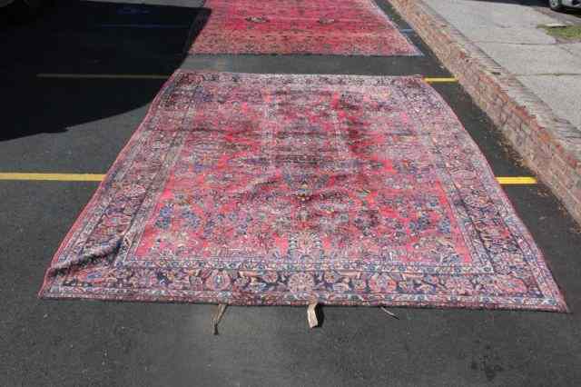 Appraisal: Handmade Roomsize Sarouk CarpetFrom a Mamaroneck NY home Dimensions '