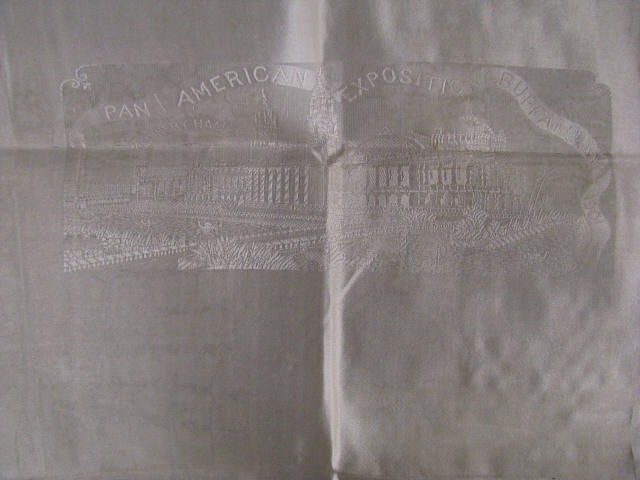 Appraisal: Pan American Exposition Buffalo NY silk handkerchief