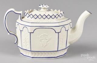 Appraisal: English castleford teapot th c '' h