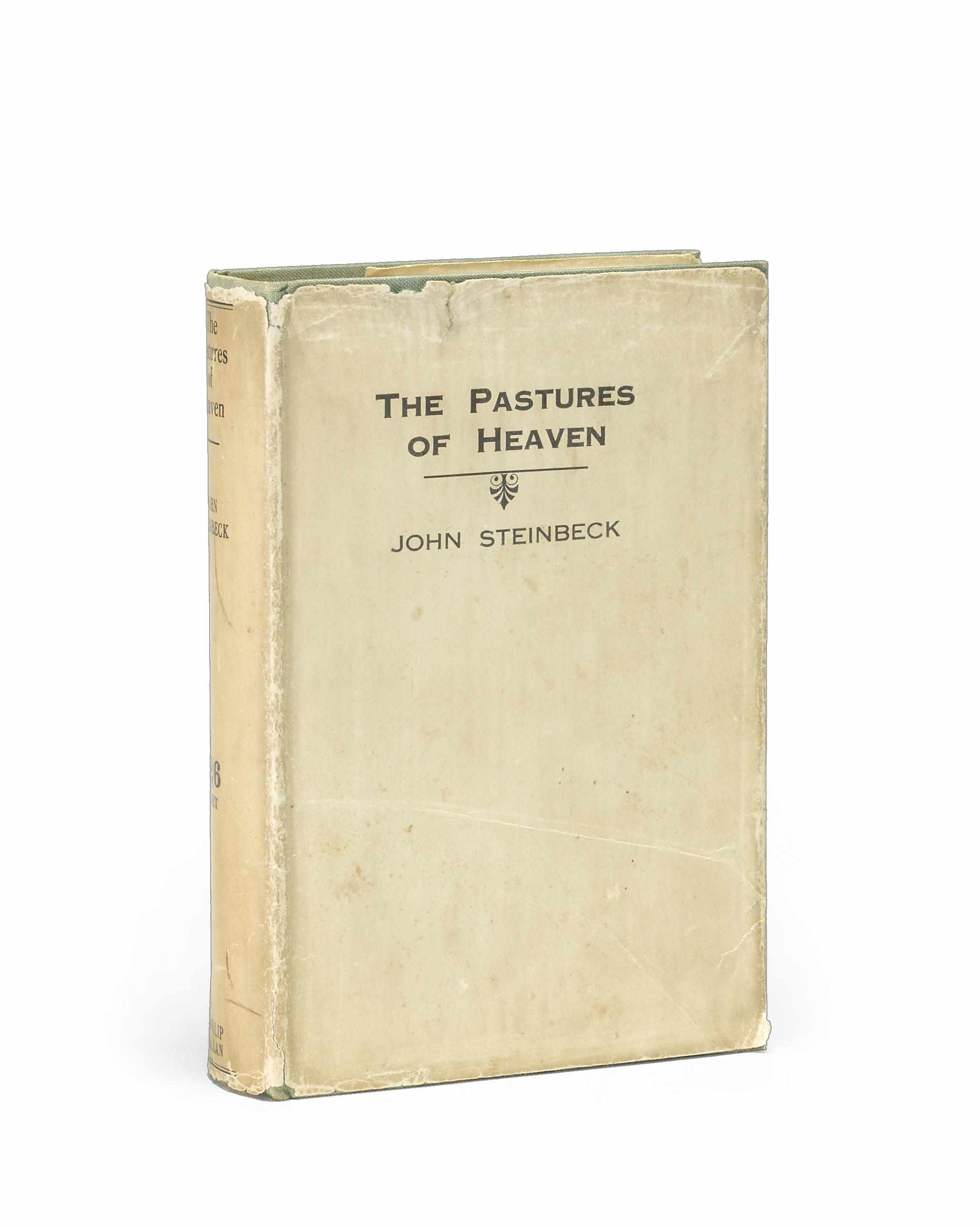 Appraisal: STEINBECK JOHN - The Pastures of Heaven London Philip Allan