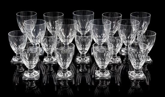 Appraisal: Sale Lot A William Yeoward Glass Partial Stemware Service in