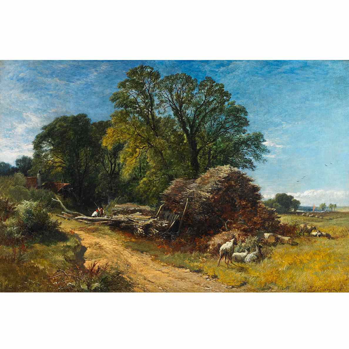 Appraisal: Henry John Boddington - British A SKETCH FROM NATURE PAINTED