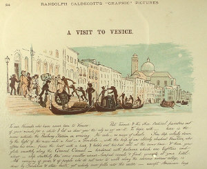 Appraisal: After Randolph Caldecott - - 'A Visit to Venice' lithograph