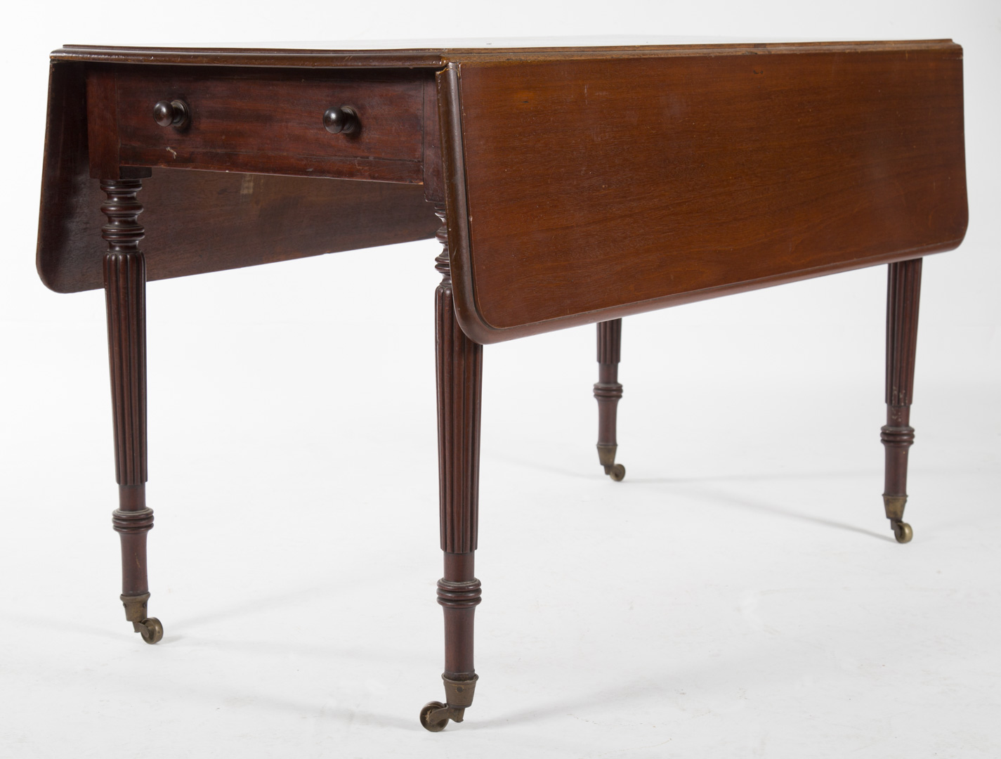 Appraisal: Mahogany drop leaf table Undernumber