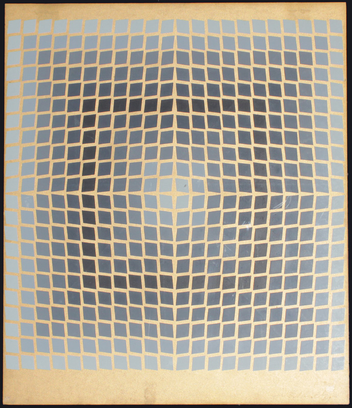 Appraisal: VASARELY Victor France Hungary - ''Quasar'' Serigraph image size ''