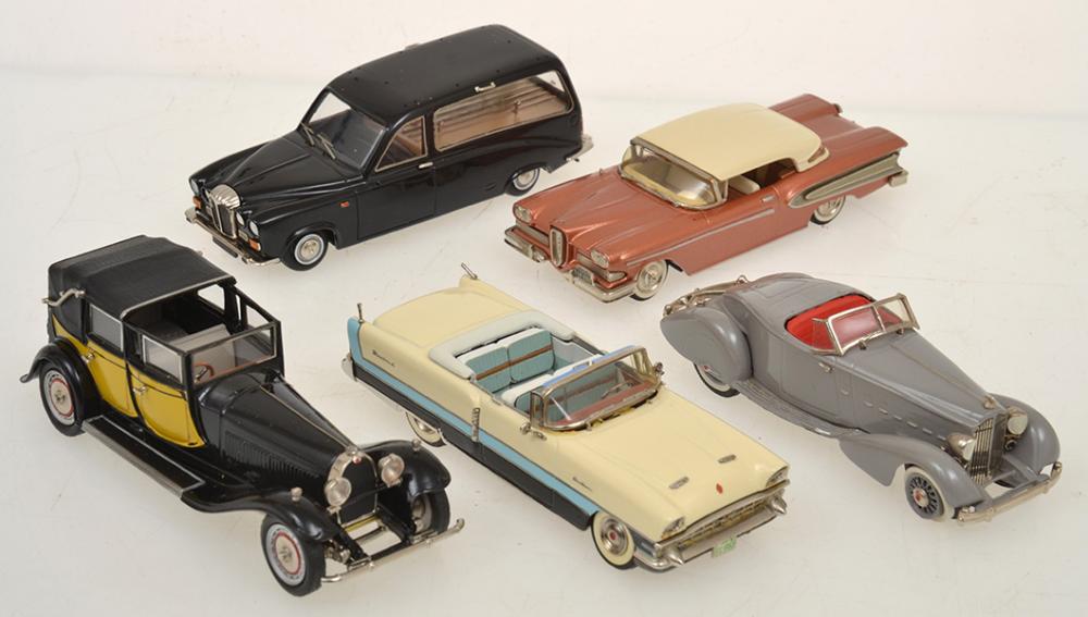 Appraisal: X MINIMARQUE MODELS INCLUDING PACKARD BOATTAIL RUNABOUT SPEEDSTER EDSEL CITATION