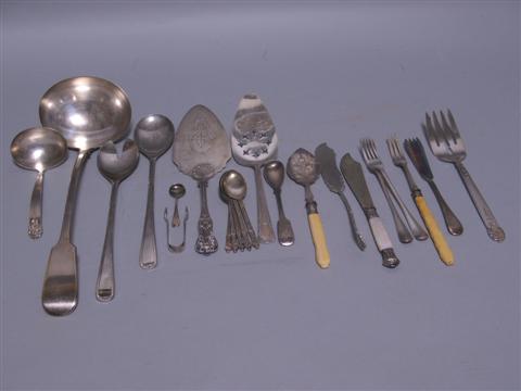 Appraisal: COLLECTION OF SILVER PLATE SERVING PIECES Comprising of items