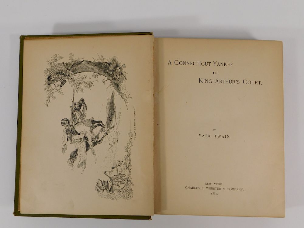 Appraisal: Mark Twain Yankee King Arthur's Court st Edition Mark Twain