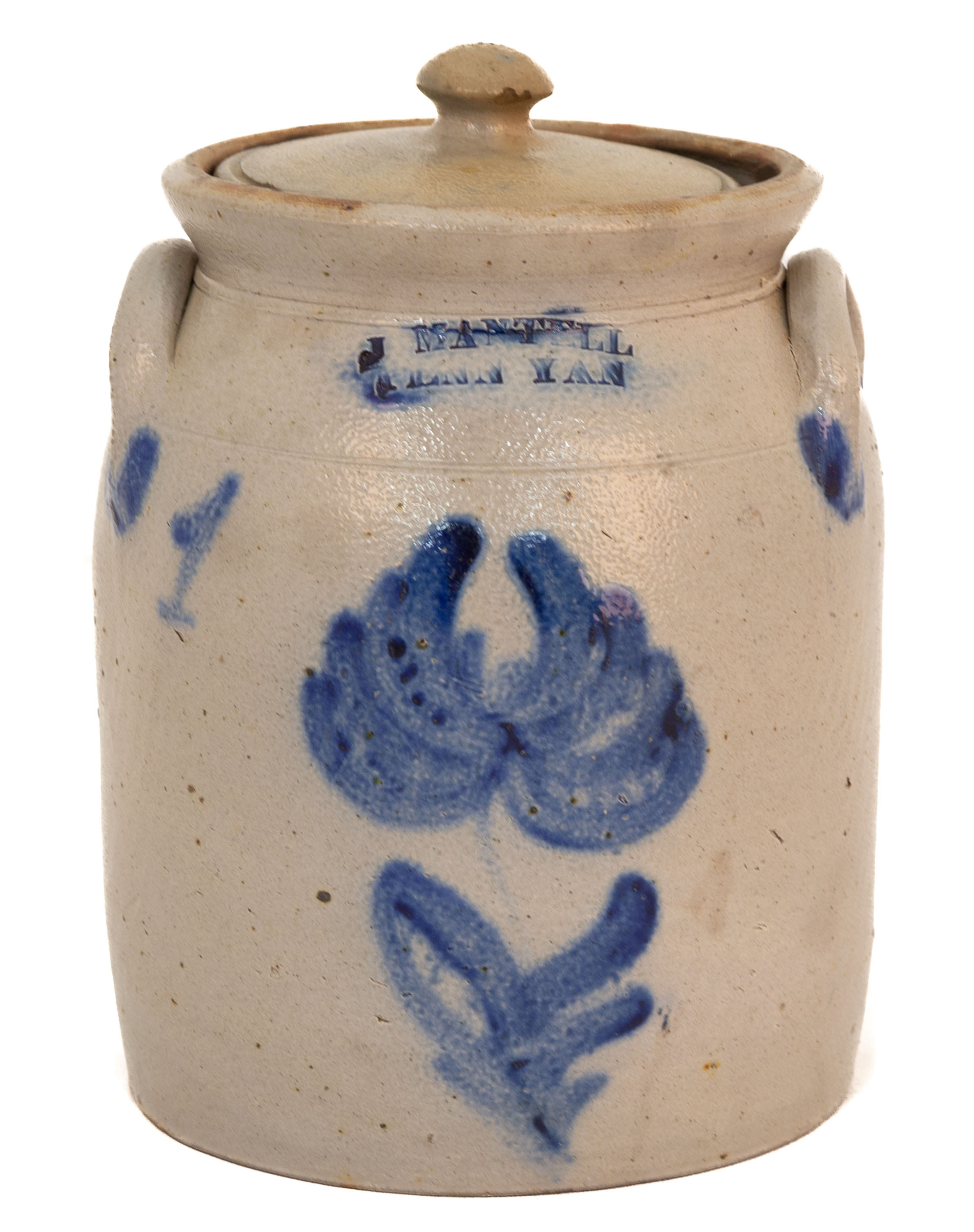 Appraisal: J MANTELL PENN YAN GALLON JAR th century