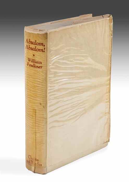 Appraisal: Faulkner William Absalom Absalom first English edition spine ends and