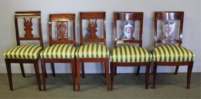 Appraisal: Group of Side Chairs Includes pair w x d x