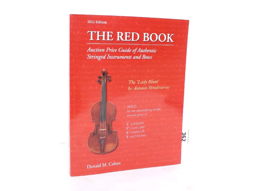 Appraisal: Donald M Cohen - The Red Book Auction Price Guide