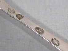 Appraisal: Georgian Irish silver A Hanoverian tablespoon by Christopher Skinner Dublin