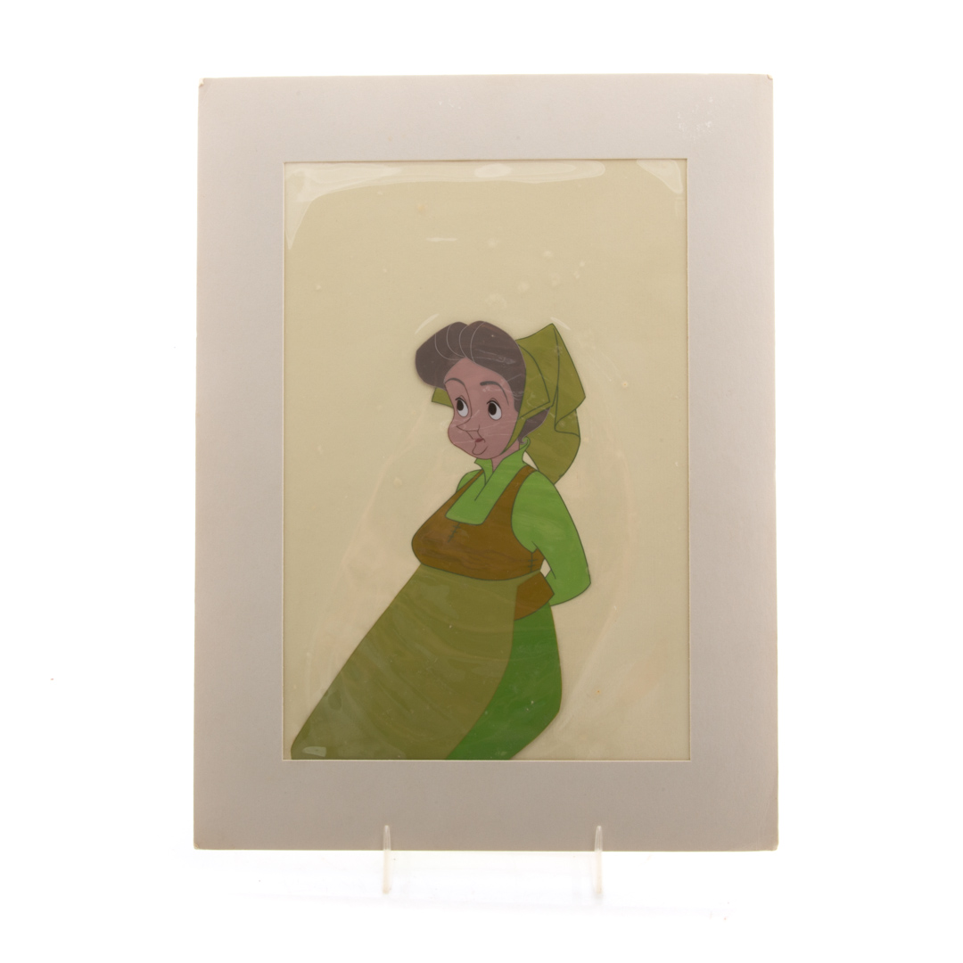 Appraisal: Walt Disney cel Fauna from Sleeping Beauty circa character on