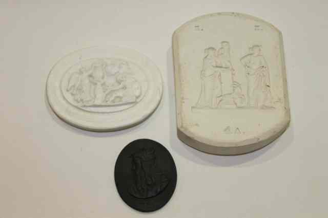 Appraisal: A WEDGWOOD MOULD FOR JASPER SPRINGS impressed mark a Tassie-type