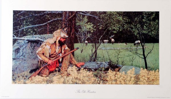 Appraisal: Craig Tennant American - Limited Edition print The Elk Hunters