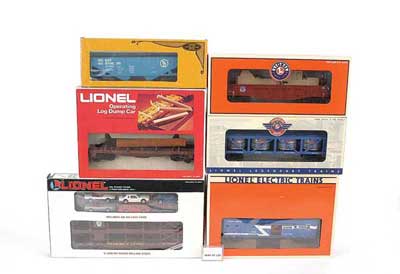 Appraisal: Lionel O Gauge Freight Cars consisting of Libby's Vat Car