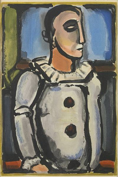 Appraisal: Georges Rouault French - Amer Citron Le Rench ri Pierrot