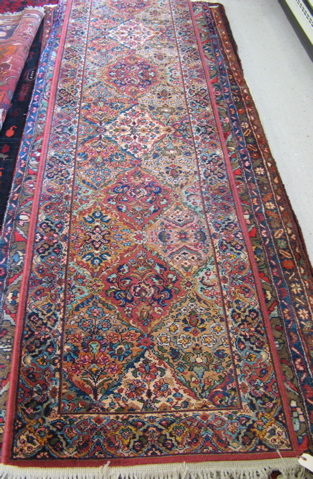 Appraisal: KARASTAN AMERICAN ORIENTAL RUNNER Kerman pattern machine loomed original Karastan