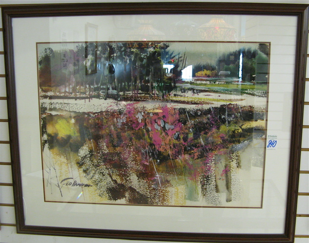 Appraisal: GEORGE HAMILTON WATERCOLOR ON PAPER Seattle Washington th century A