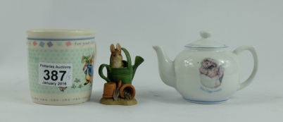 Appraisal: A collection of Beatrix Potter items to include a Mrs