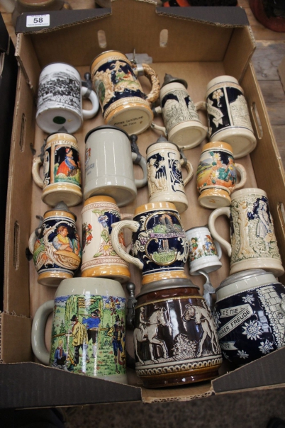 Appraisal: A collection of Small German Beer Steins