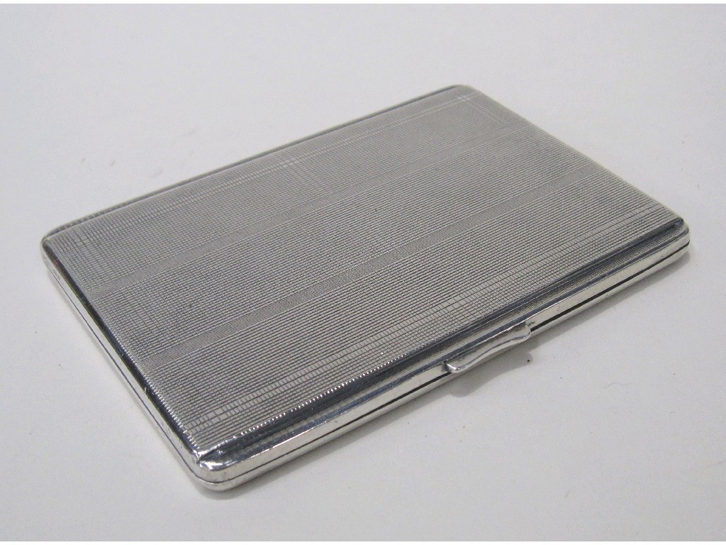 Appraisal: Silver cigarette case London