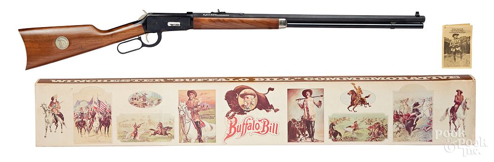 Appraisal: Winchester Buffalo Bill commemorative rifle Winchester Buffalo Bill commemorative saddle