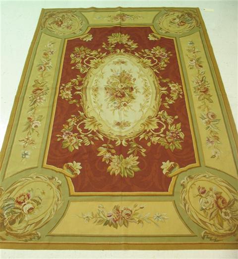 Appraisal: AUBUSSON STYLE RUG h w in