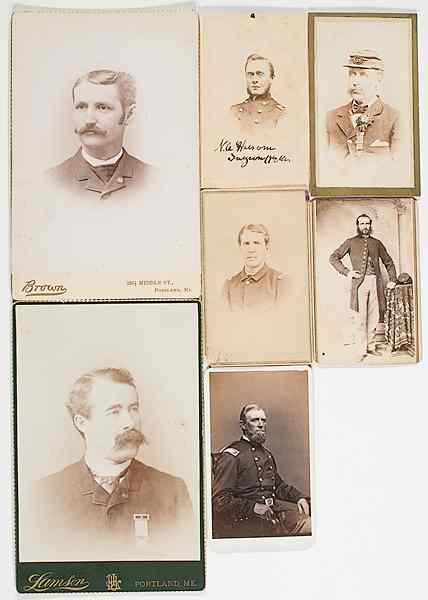 Appraisal: Civil War - CDV Civil War CDVs Cabinet Card of