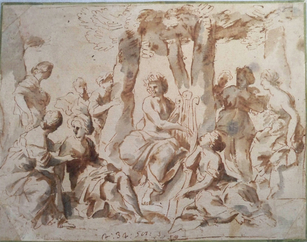 Appraisal: Attributed to Elisabetta Sirani Apollo and the Nine Muses Inscribed