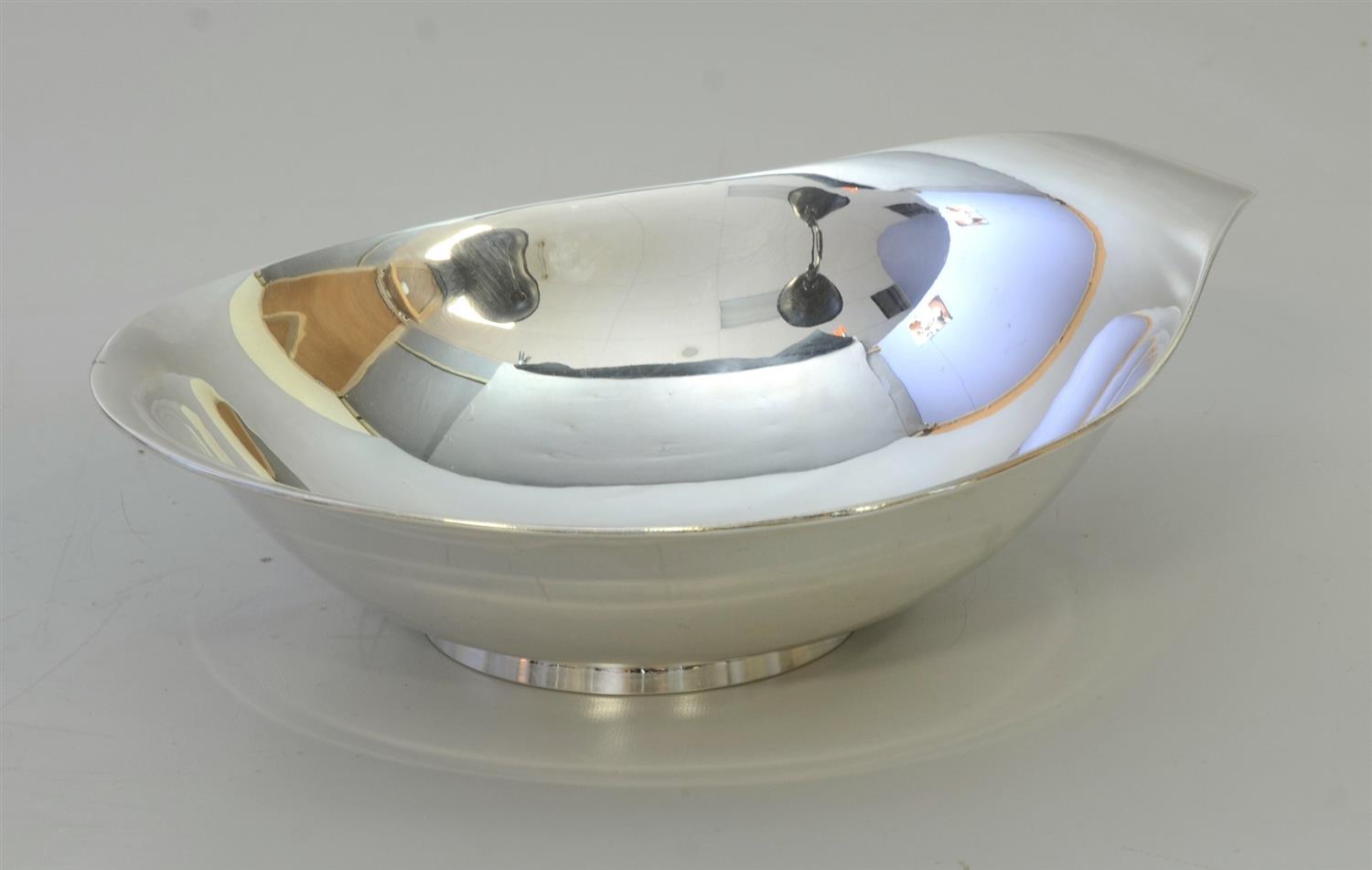 Appraisal: Allan Adler Silver Centerpiece Bowl Beautiful and Rare Modernist Bowl